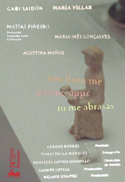 Affiche du film Tú me abrasas (2023) de Matías Piñeiro. Voir Tú me abrasas en streaming / torrent sur meilleurs-films.fr