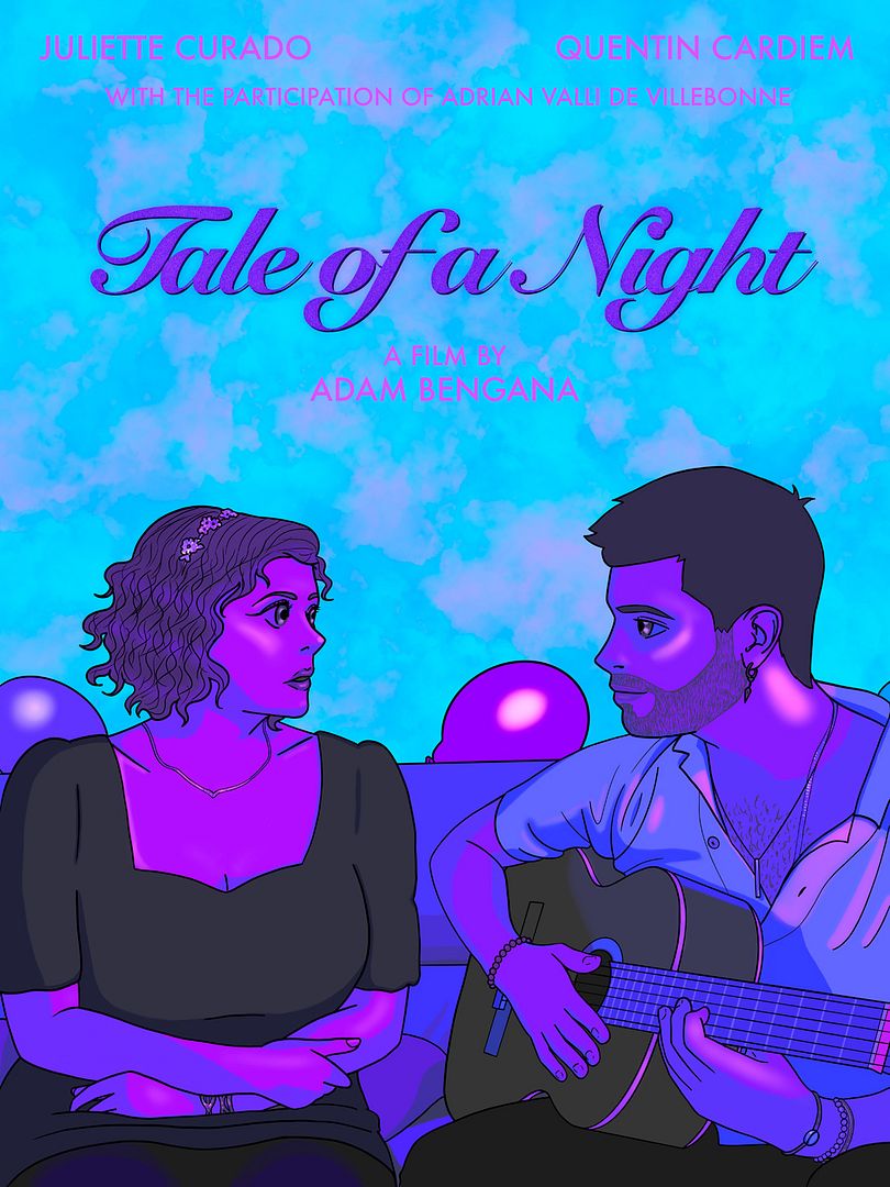 Affiche du court métrage Tale of a Night (2024) de Adam Bengana Affiche du court métrage Tale of a Night (2024) de Adam Bengana. Voir Tale of a Night en streaming / torrent sur meilleurs-films.fr