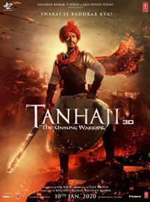 Affiche du film Tanhaji (2020) de . Voir Tanhaji en streaming / torrent sur meilleurs-films.fr