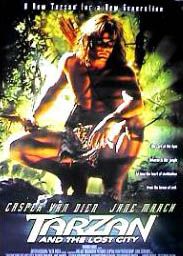 Affiche du film Tarzan et la cité perdue (1998) de Carl Schenkel. Voir Tarzan et la cité perdue en streaming / torrent sur meilleurs-films.fr