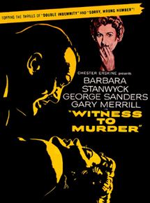 Affiche du film Témoin de ce meurtre (1954) de Roy Rowland Affiche du film Témoin de ce meurtre (1954) de Roy Rowland. Voir Témoin de ce meurtre en streaming / torrent sur meilleurs-films.fr