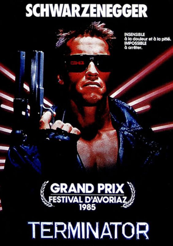 Affiche du film Terminator (1984) de James Cameron Affiche du film Terminator (1984) de James Cameron. Voir Terminator en streaming / torrent sur meilleurs-films.fr