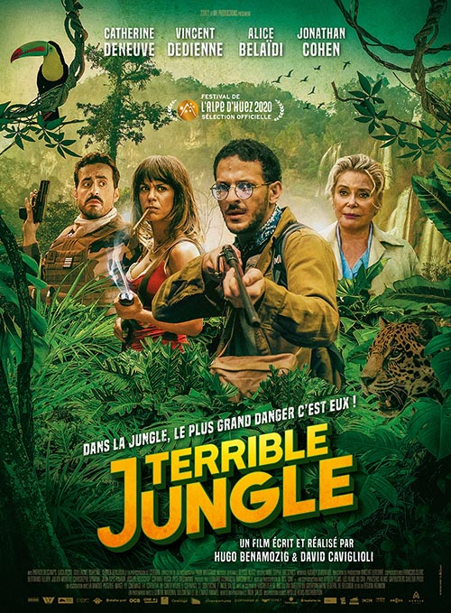 Affiche du film Terrible Jungle (2020) de David Caviglioli. Voir Terrible Jungle en streaming / torrent sur meilleurs-films.fr