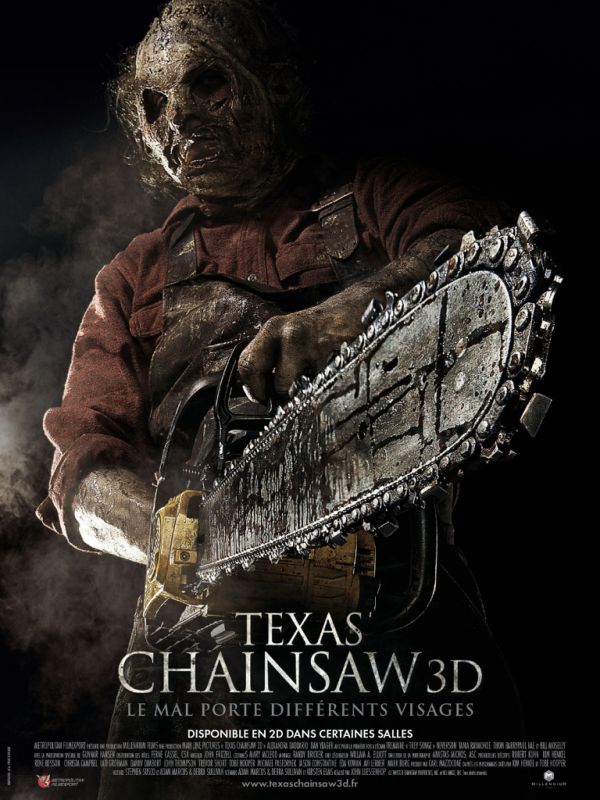 Affiche du film Texas Chainsaw 3D (2013) de John Luessenhop. Voir Texas Chainsaw 3D en streaming / torrent sur meilleurs-films.fr