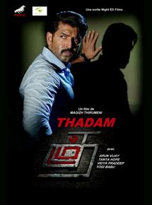 Affiche du film Thadam (2019) de Magizh Thirumeni. Voir Thadam en streaming / torrent sur meilleurs-films.fr