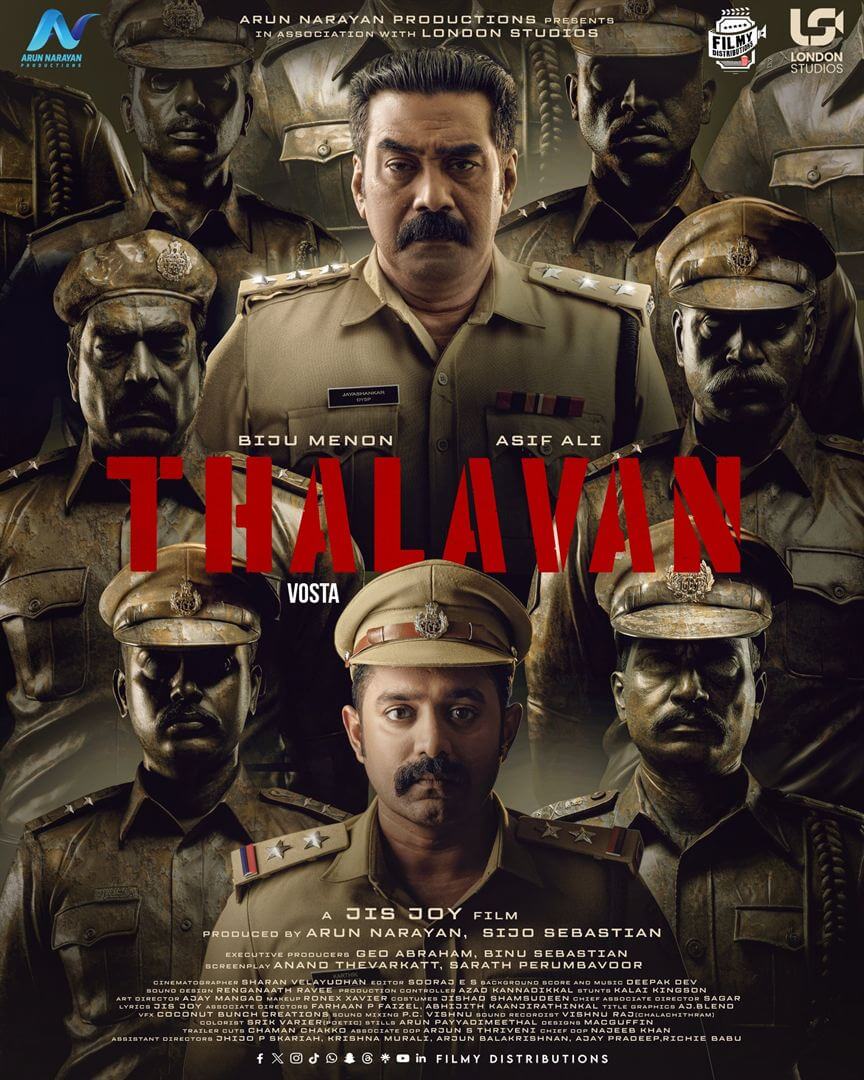 Affiche du film Thalavan (2024) de Jis Joy. Voir Thalavan en streaming / torrent sur meilleurs-films.fr