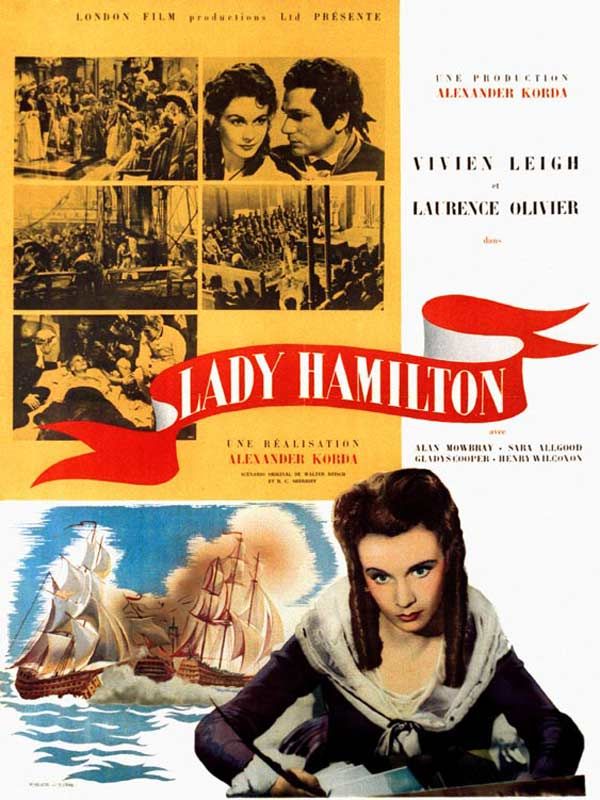 Affiche du film That Hamilton Woman (1941) de Alexander Korda. Voir That Hamilton Woman en streaming / torrent sur meilleurs-films.fr
