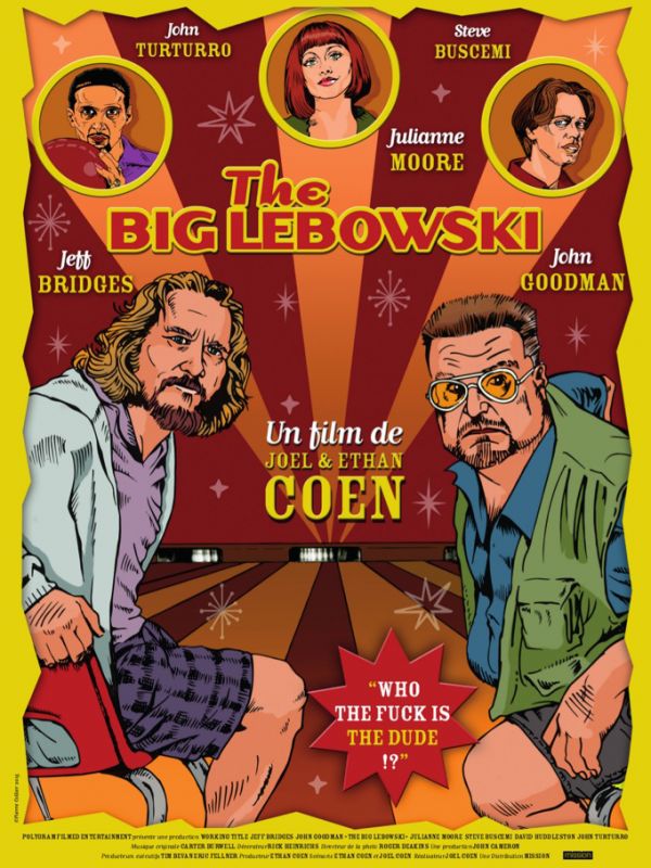 Affiche du film The Big Lebowski (1998) de Ethan Coen Affiche du film The Big Lebowski (1998) de Ethan Coen. Voir The Big Lebowski en streaming / torrent sur meilleurs-films.fr