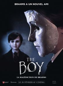 Affiche du film The Boy : la malédiction de Brahms (2020) de William Brent Bell. Voir The Boy : la malédiction de Brahms en streaming / torrent sur meilleurs-films.fr