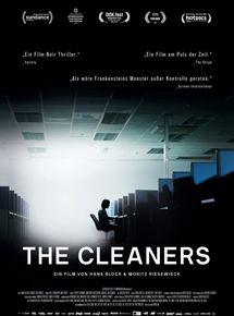 Affiche du film The Cleaners (2018) de Hans Block,Moritz Riesewieck,. Voir The Cleaners en streaming / torrent sur meilleurs-films.fr