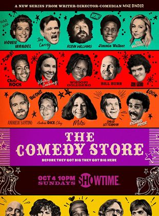 Affiche de la série The Comedy Store (2020) de Mike Binder. Voir The Comedy Store en streaming / torrent sur meilleurs-films.fr