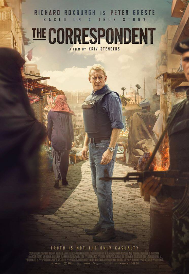 Affiche du film The Correspondent (2024) de Kriv Stenders. Voir The Correspondent en streaming / torrent sur meilleurs-films.fr