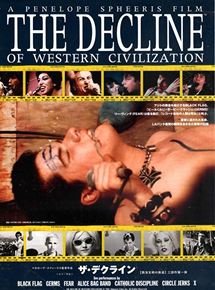 Affiche du film The Decline of Western Civilization (1981) de Penelope Spheeris. Voir The Decline of Western Civilization en streaming / torrent sur meilleurs-films.fr