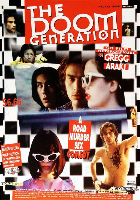 Affiche du film The Doom Generation (1995) de Gregg Araki. Voir The Doom Generation en streaming / torrent sur meilleurs-films.fr