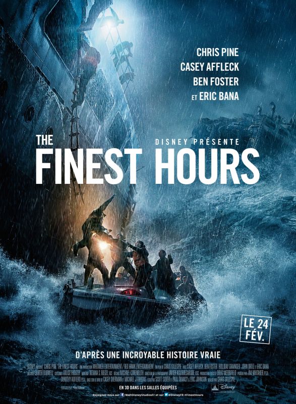 Affiche du film The Finest Hours (2016) de Craig Gillespie Affiche du film The Finest Hours (2016) de Craig Gillespie. Voir The Finest Hours en streaming / torrent sur meilleurs-films.fr