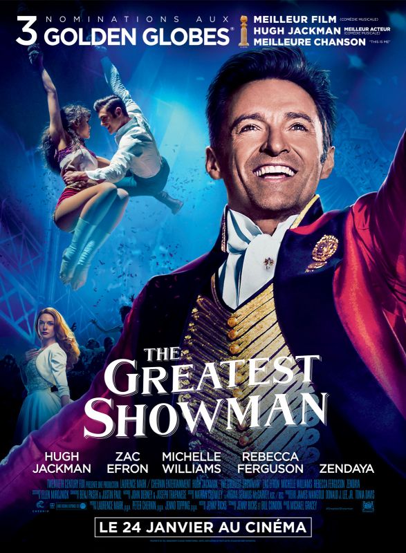 Affiche du film The Greatest Showman (2017) de Michael Gracey Affiche du film The Greatest Showman (2017) de Michael Gracey. Voir The Greatest Showman en streaming / torrent sur meilleurs-films.fr
