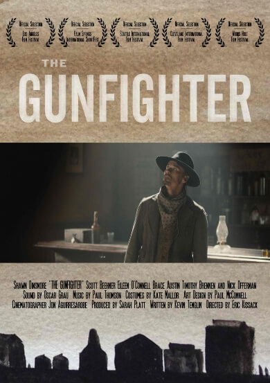 Affiche du court métrage The Gunfighter (2014) de Eric Kissack. Voir The Gunfighter en streaming / torrent sur meilleurs-films.fr