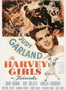 Affiche du film The Harvey Girls (1946) de George Sidney. Voir The Harvey Girls en streaming / torrent sur meilleurs-films.fr