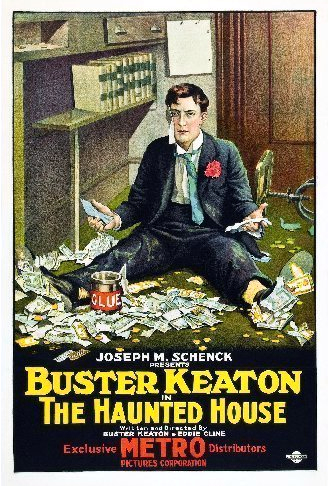 Affiche du court métrage The Haunted House (1921) de Buster Keaton. Voir The Haunted House en streaming / torrent sur meilleurs-films.fr