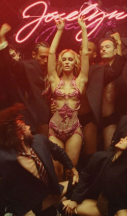 Affiche de la série The Idol (2021) de Sam Levinson & The Weeknd. Monter