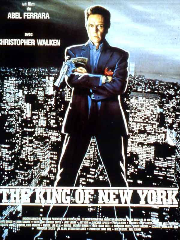 Affiche du film The King of New York (1990) de Abel Ferrara. Voir The King of New York en streaming / torrent sur meilleurs-films.fr