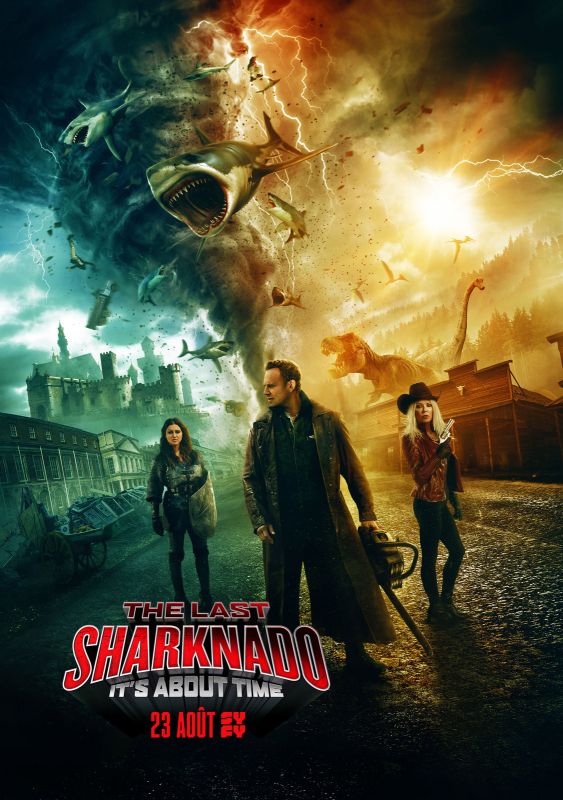 Affiche du film The Last Sharknado: It’s About Time (2018) de Anthony C. Ferrante Affiche du film The Last Sharknado: It’s About Time (2018) de Anthony C. Ferrante. Voir The Last Sharknado: It’s About Time en streaming / torrent sur meilleurs-films.fr