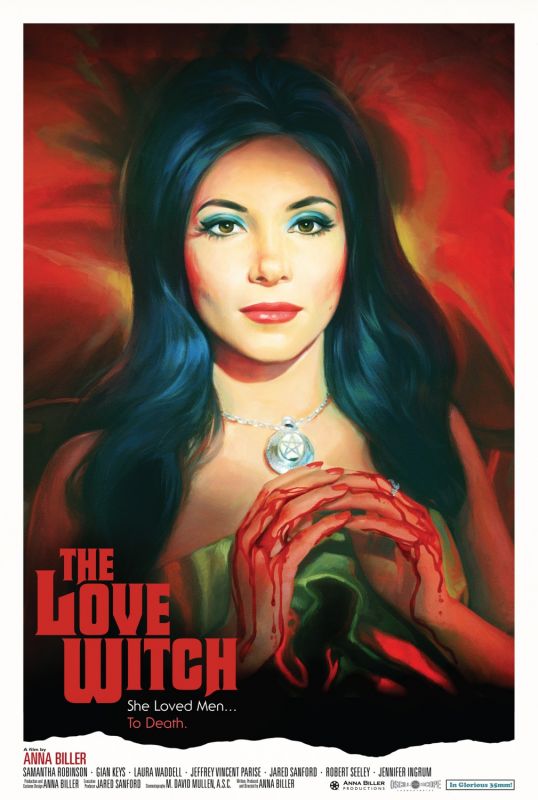 Affiche du film The Love Witch (2016) de Anna Biller. Voir The Love Witch en streaming / torrent sur meilleurs-films.fr