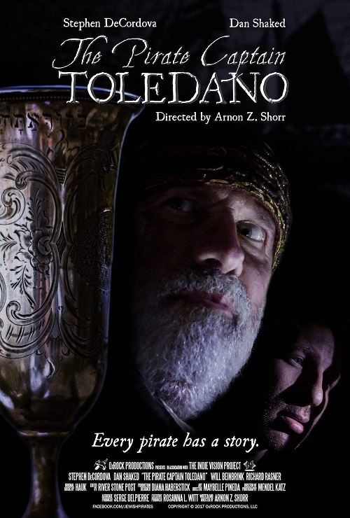 Affiche du court métrage The Pirate Captain Toledano (2017) de Arnon Z. Shorr. Voir The Pirate Captain Toledano en streaming / torrent sur meilleurs-films.fr