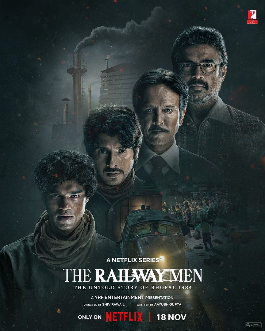 Affiche de la série The Railway Men : Les héros de Bhopal (2023) de . Voir The Railway Men : Les héros de Bhopal en streaming / torrent sur meilleurs-films.fr