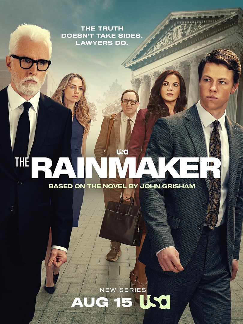 Affiche de la série The Rainmaker (2025) de . Voir The Rainmaker en streaming / torrent sur meilleurs-films.fr