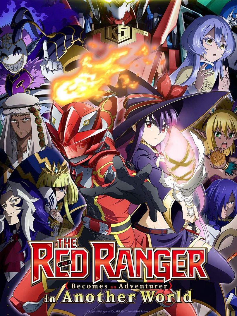 Affiche de la série The Red Ranger Becomes an Adventurer in Another World (2025) de . Voir The Red Ranger Becomes an Adventurer in Another World en streaming / torrent sur meilleurs-films.fr