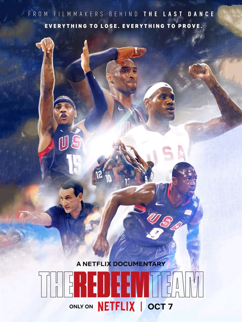 Affiche du film The Redeem Team : Rebondir ensemble (2022) de Jon Weinbach Affiche du film The Redeem Team : Rebondir ensemble (2022) de Jon Weinbach. Voir The Redeem Team : Rebondir ensemble en streaming / torrent sur meilleurs-films.fr