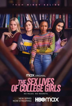 Affiche de la série The Sex Lives of College Girls (2020) de Mindy Kaling.