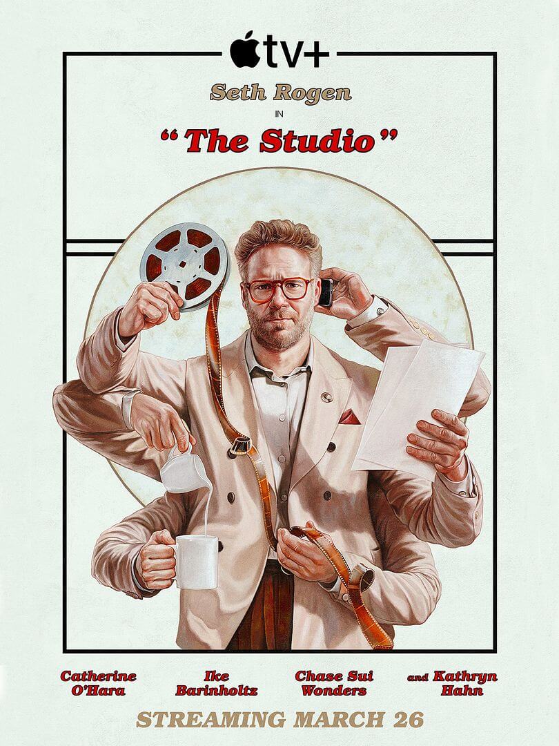 Affiche de la série The Studio (2025) de Evan Goldberg. Voir The Studio en streaming / torrent sur meilleurs-films.fr