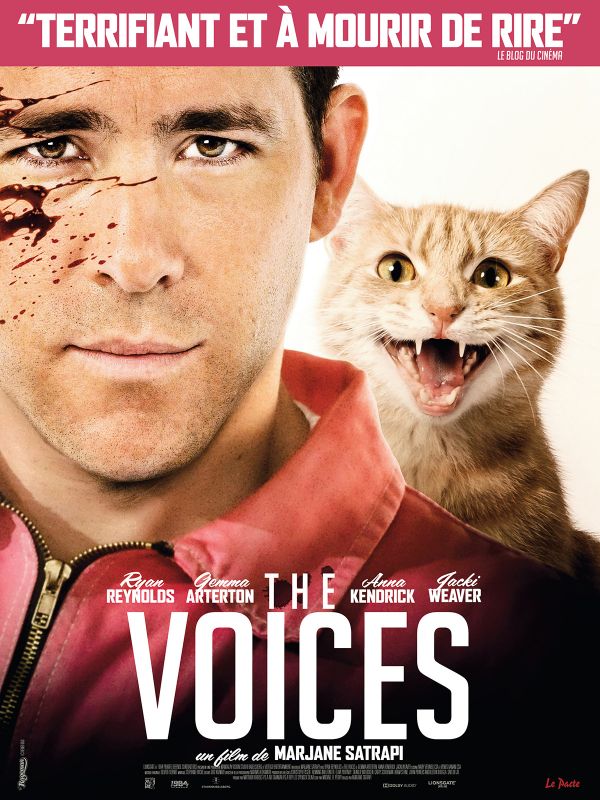 Affiche du film The Voices (2014) de Marjane Satrapi Affiche du film The Voices (2014) de Marjane Satrapi. Voir The Voices en streaming / torrent sur meilleurs-films.fr