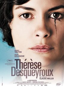 Affiche du film Thérèse Desqueyroux (2012) de Claude Miller. Voir Thérèse Desqueyroux en streaming / torrent sur meilleurs-films.fr