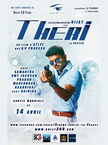 Affiche du film Theri (2016) de Atlee Kumar. Voir Theri en streaming / torrent sur meilleurs-films.fr