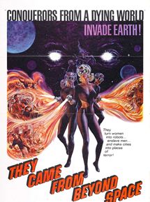 Affiche du film They Came from Beyond Space (1967) de Freddie Francis. Voir They Came from Beyond Space en streaming / torrent sur meilleurs-films.fr