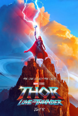 Affiche du film Thor: Love And Thunder (2022) de Taika Waititi.