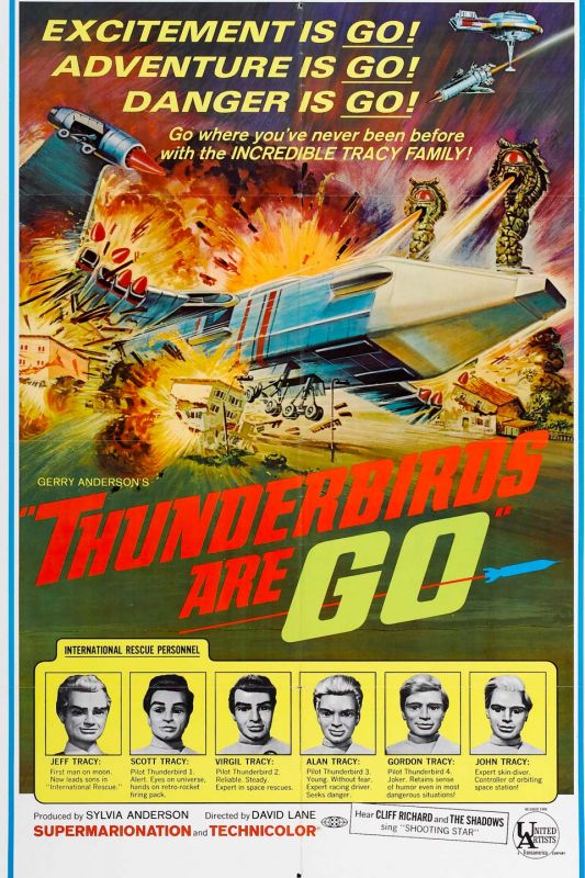 Affiche du film Thunderbirds et l’odyssée du cosmos (1966) de David Lane. Voir Thunderbirds et l’odyssée du cosmos en streaming / torrent sur meilleurs-films.fr
