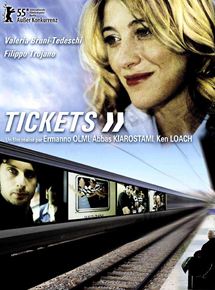 Affiche du film Tickets (2005) de Ermanno Olmi,Ken Loach,Abbas Kiarostami Affiche du film Tickets (2005) de Ermanno Olmi,Ken Loach,Abbas Kiarostami. Voir Tickets en streaming / torrent sur meilleurs-films.fr