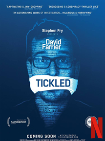 Affiche du film Tickled (2016) de David Farrier,Dylan Reeve,. Voir Tickled en streaming / torrent sur meilleurs-films.fr