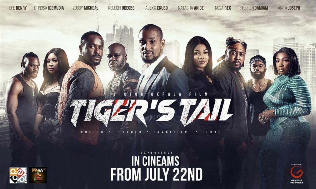 Affiche du film Tiger’s Tail (2022) de Victor Okpala. Voir Tiger’s Tail en streaming / torrent sur meilleurs-films.fr
