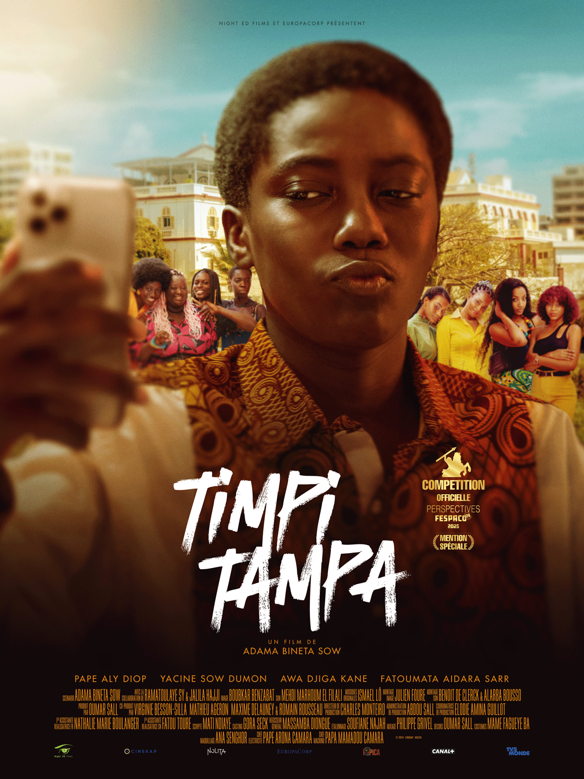 Affiche du film Timpi Tampa (2025) de Adama Bineta Sow. Voir Timpi Tampa en streaming / torrent sur meilleurs-films.fr