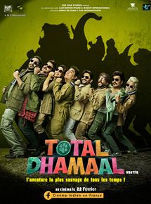 Affiche du film Total Dhamaal (2019) de Indra Kumar. Voir Total Dhamaal en streaming / torrent sur meilleurs-films.fr