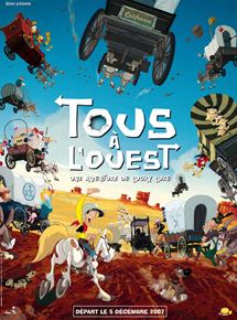 Affiche du film Tous à l’Ouest : une aventure de Lucky Luke (2007) de Olivier Jean-Marie. Voir Tous à l’Ouest : une aventure de Lucky Luke en streaming / torrent sur meilleurs-films.fr