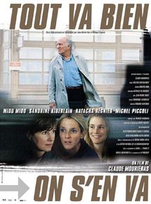 Affiche du film Tout va bien, on s’en va (2000) de Claude Mouriéras. Voir Tout va bien, on s’en va en streaming / torrent sur meilleurs-films.fr