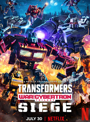 Affiche de la série Transformers : la trilogie de la guerre pour Cybertron (2020) de F.J. DeSanto. Voir Transformers : la trilogie de la guerre pour Cybertron en streaming / torrent sur meilleurs-films.fr