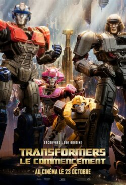 Affiche du film Transformers One (2024) de Josh Cooley.