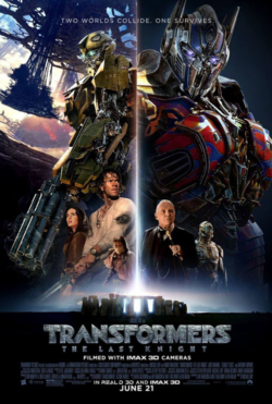 Affiche du film Transformers 5 – The Last Knight (2017) de Michael Bay.